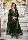 Geetanjali By Rangoon Silk Embroidery Anarkali Readymade Suits Wholesale Shop In Surat